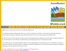 Tablet Screenshot of landhotel-waldesruh.com